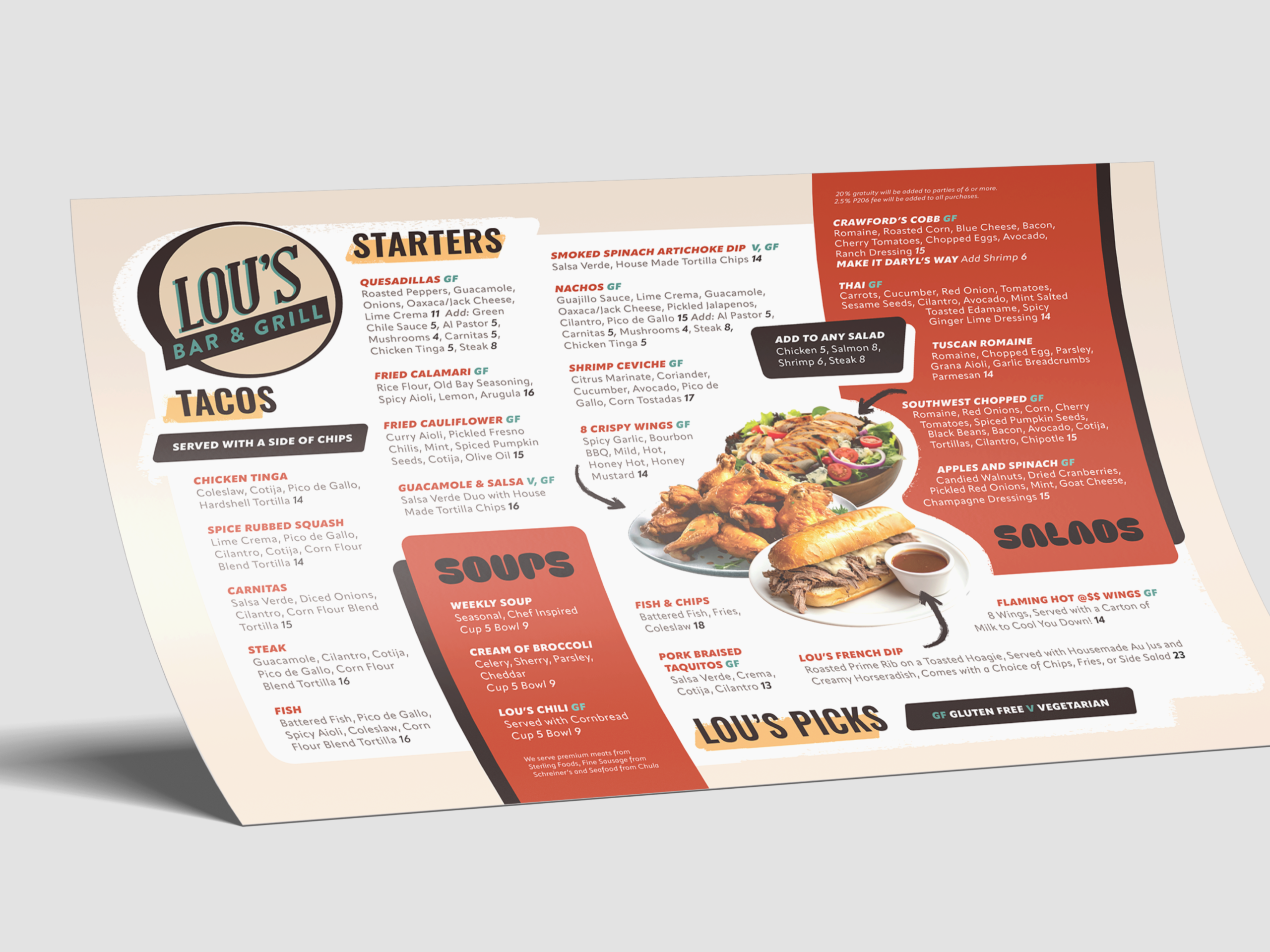 Menu & Web Redesign
